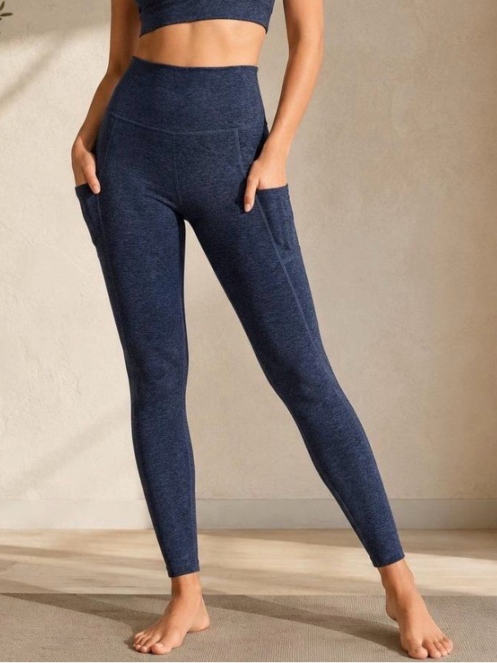 Aerie Offline “The Hugger” Leggings in Navy Blue